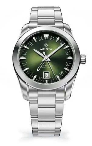 Monta Monta Noble Voyager, Green Dial