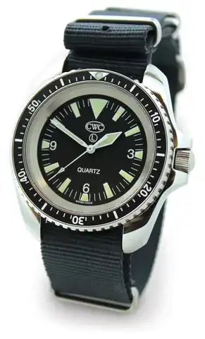 Cabot Watch Company CWC Quartz Divers Watch Mk.2 Polished Case (RN300-P QS120)