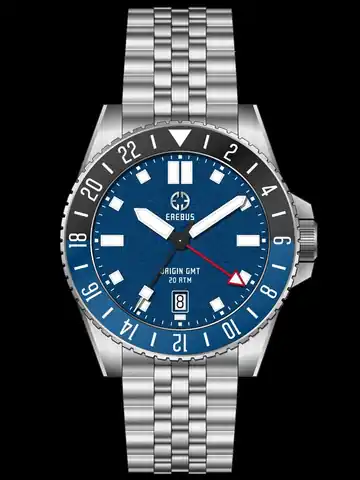 EREBUS WATCH Origin GMT Premium Blue-Black