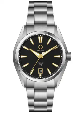 EREBUS WATCH Ascent HAQ 39 Black Gilt