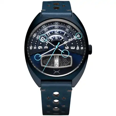 Xeric Watches Halograph III Automatic Deep Blue