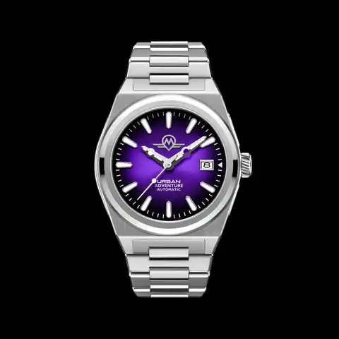 Monro Adventure Monro Urban Adventure MUA-A3, Automatic, 40mm Stainless Steel, Purple Dial