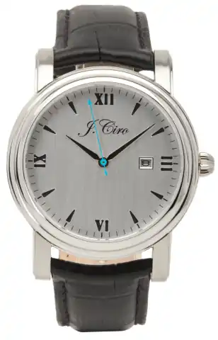 J.Ciro Watches J.Ciro Ambassador Steel White Dress Watch