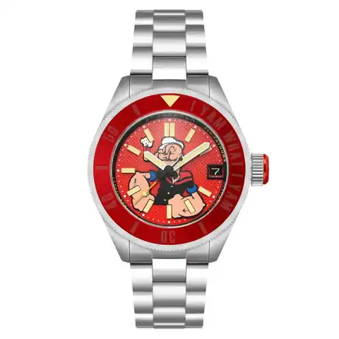 Spinnaker Watches x Popeye Piccard Forearm Fury in Blistering Red #SP-5173-33