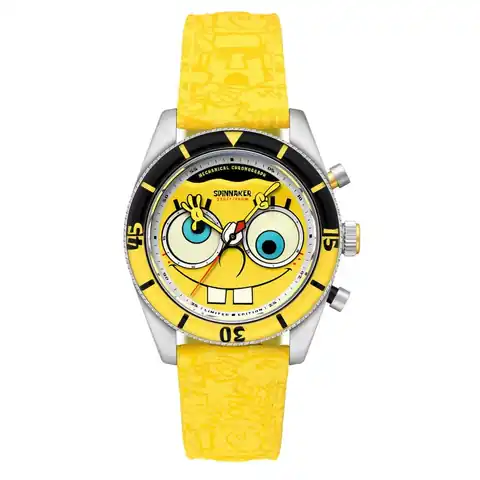 Spinnaker Watches x Sponge Bob Eye Spy Yellow Mechanical Chronograph #SP-5153-01