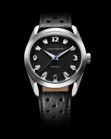 Nivada Grenchen Antarctic Black White Luminova - 35mm