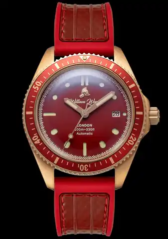William Wood Watches Valiant Bronze Ruby