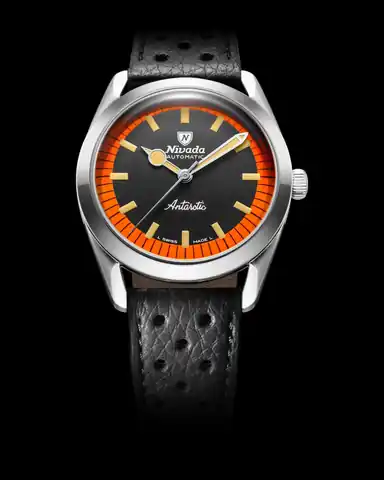 Nivada Grenchen Super Antarctic Black & Orange - 38MM