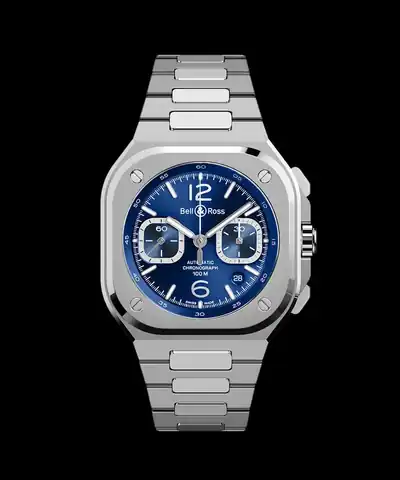 Bell & Ross BR-05 Chrono Blue Steel · BR05C-BLU-ST/SST