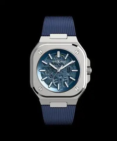 Bell & Ross BR 05 Skeleton Blue · BR05A-BLU-SKST/SRB