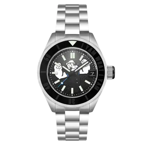 Spinnaker Watches Piccard Automatic - Popeye Forearm Fury Limited Edition · Barnacle Black · SP-5173-11