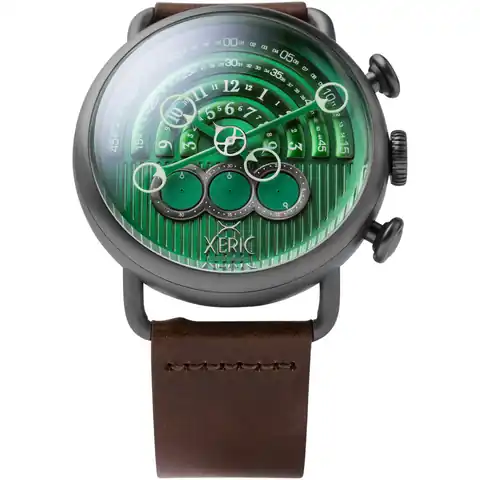 Xeric Watches Halograph Chrono Sapphire Gunmetal Green