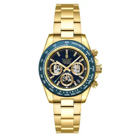 Duxot Accelero Chronograph Skeleton Edition Cerulean Shine #DX-2065-FF