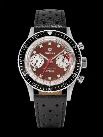 Nivada Grenchen Chronomaster Valjoux 23 "Tropical Dial"