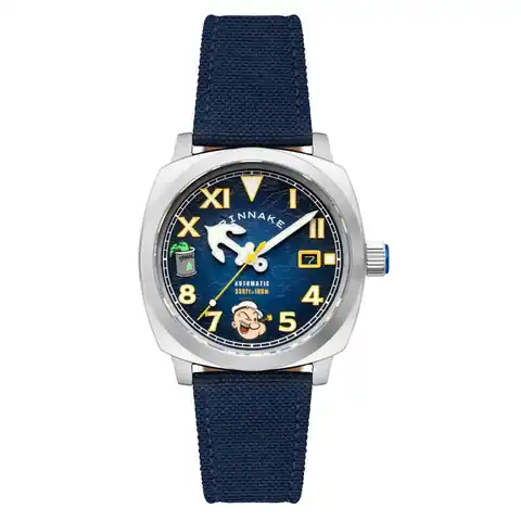 Spinnaker Watches Hull California Dial Popeye Sailors and Sweethearts LE Watch in Navy #SP-5169-01