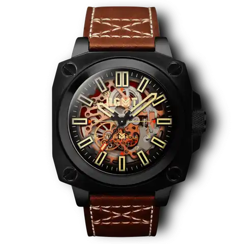 RGMT ALTIMETER SKELETON AUTOMATIC · BLACK · RG-8033-01