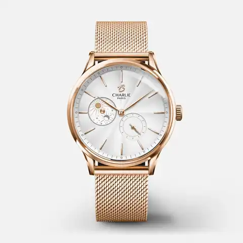 CHARLIE - Paris Initial 36 - Jour/Nuit - Doré Rose