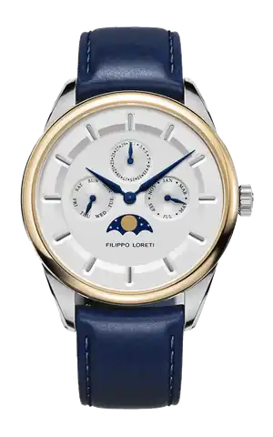 Filippo Loreti Watches Venice Moonphase Hands Of Blue