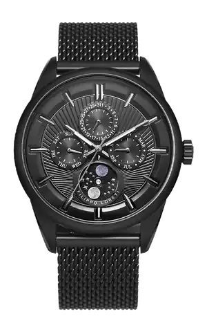 Filippo Loreti Watches Venice Multiphase All Black