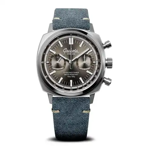 Geckota Classic Chronotimer Watch Tuscan Brown · GTA-EOR-923-24K-VS-SL5128