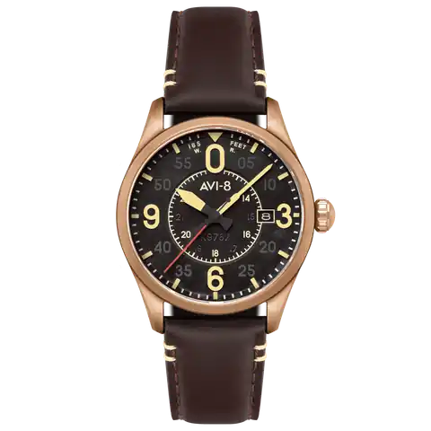 AVI-8 Timepieces Distressed Black
