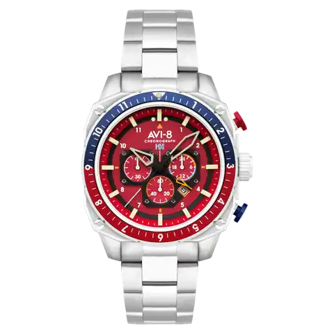 AVI-8 Timepieces Crimson Red