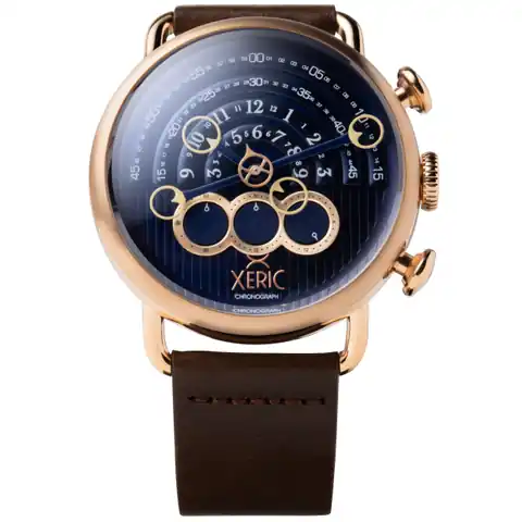 Xeric Watches Halograph Chrono Sapphire Rose Gold Indigo
