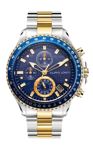 Filippo Loreti Watches Sport Pilot Two Tone Blue
