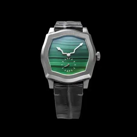Feynman Watches Feynman Q Malachite Steel