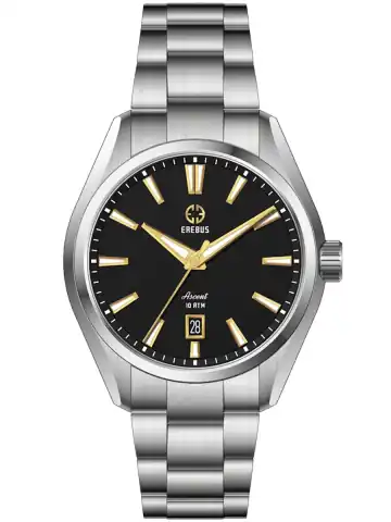 EREBUS WATCH Ascent 41 Black Gilt