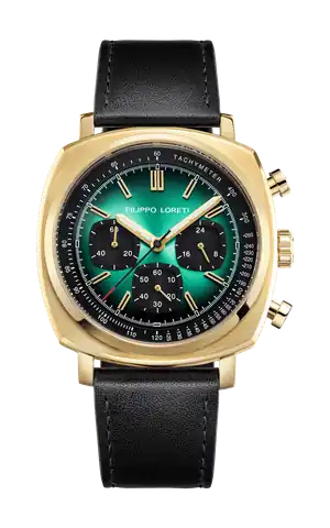 Filippo Loreti Watches Retro Chrono Verde