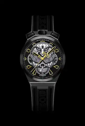 BOMBERG Chrono Skull Throwback Edition - All Black