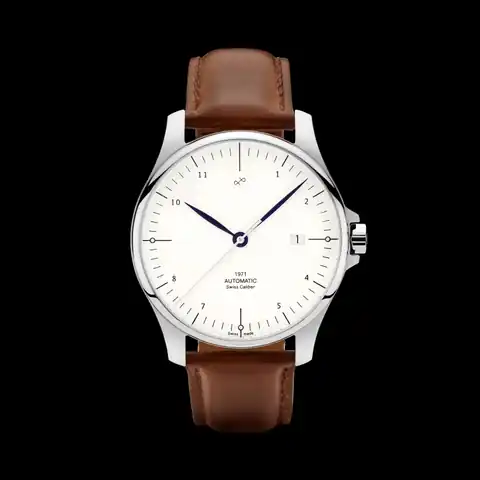 AV86 1971 Automatic, Steel / White - Swiss Made