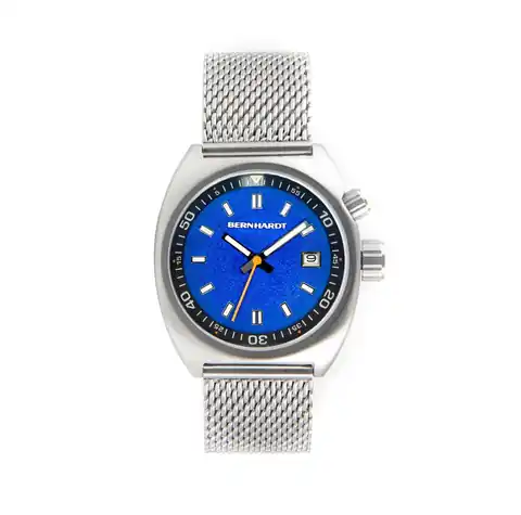 Bernhardt Watch Company Binnacle Timer - Regent Blue (In-House Painted And Printed Dial)