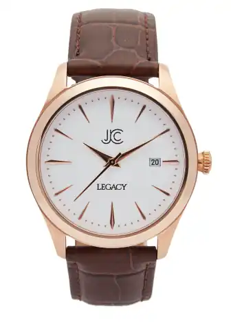 J.Ciro Watches Legacy Rose White Dress Watch