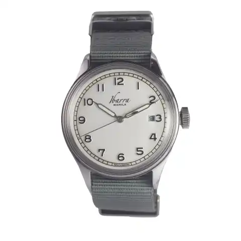 Ibarra Soldado Automatic Field Watch (White Dial)