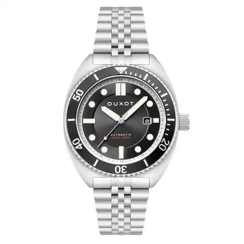 Duxot Tortuga Automatic Dive Watch with Black Dial #DX-2026-11