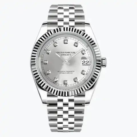 Monomods Custom Seikojust Edition Silver Diamond Platinum Jubilee MOD