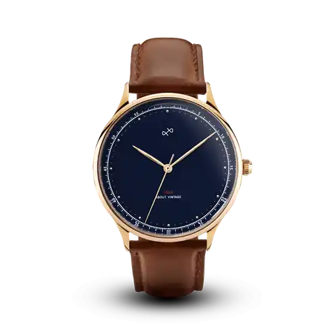 AV86 1969 Vintage, Gold / Midnight Blue - Special Edition – 39mm