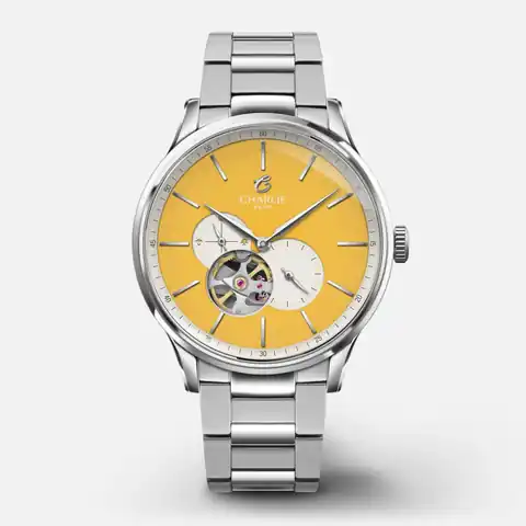 CHARLIE - Paris Initial - Cœur Ouvert - Yellow Sunshine