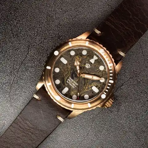 Wicked Watch co Bronze Pearl Diver Phoenix