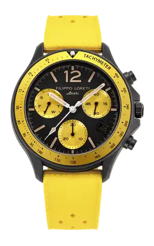 Filippo Loreti Watches Ascari Scuderia Giallo