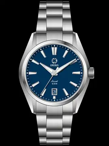 EREBUS WATCH Ascent 39 Blue Enamel