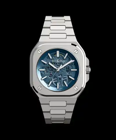 Bell & Ross BR 05 Skeleton Blue · BR05A-BLU-SKST/SST