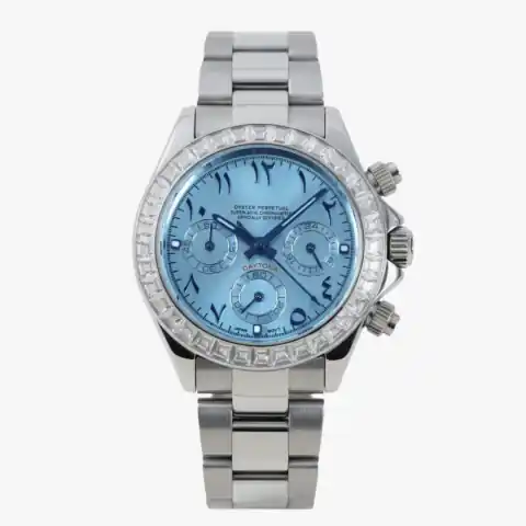 Monomods Custom Seitona Chronograph MOD Arabic ICE Baguette Edition