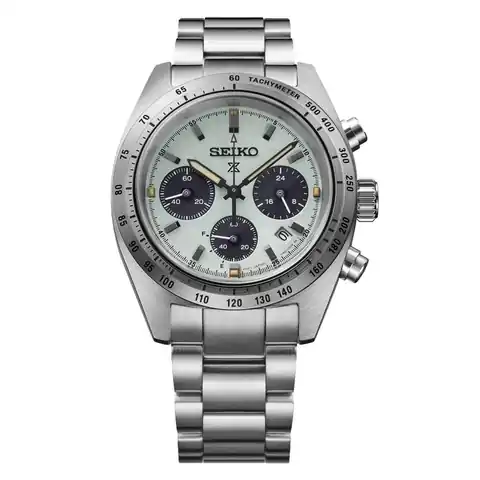 Seiko Prospex Speedtimer Solar Chronograph with Light Green Dial #SSC965