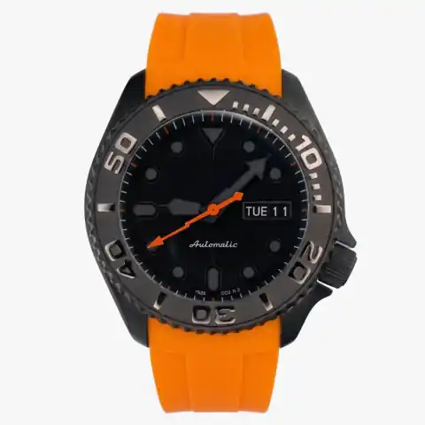 Monomods Custom SKX07 SKX MOD Shadow Stealth Edition · black · sunset-stealth-edition
