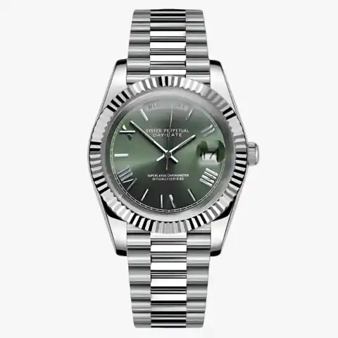 Monomods Custom Seikodate Presidential MOD Emerald Roman Edition