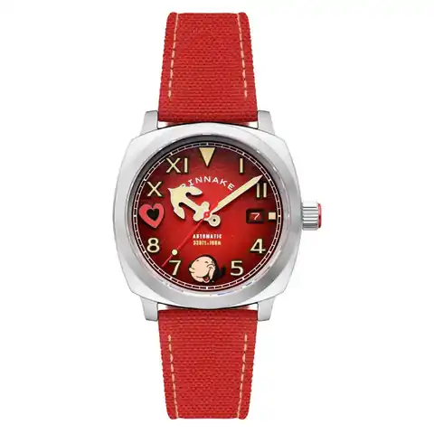 Spinnaker Watches Hull California Dial Popeye Sailors and Sweethearts LE Watch in Red #SP-5169-02