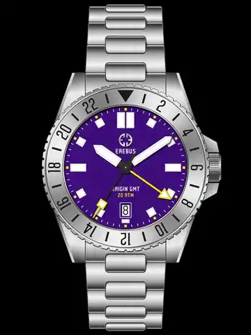 EREBUS WATCH Origin GMT Classic Purple